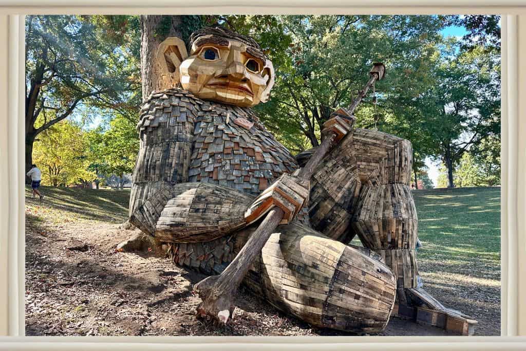 Dad Troll. 

Thomas Gambo's Trolls at Dix Park: Raleigh