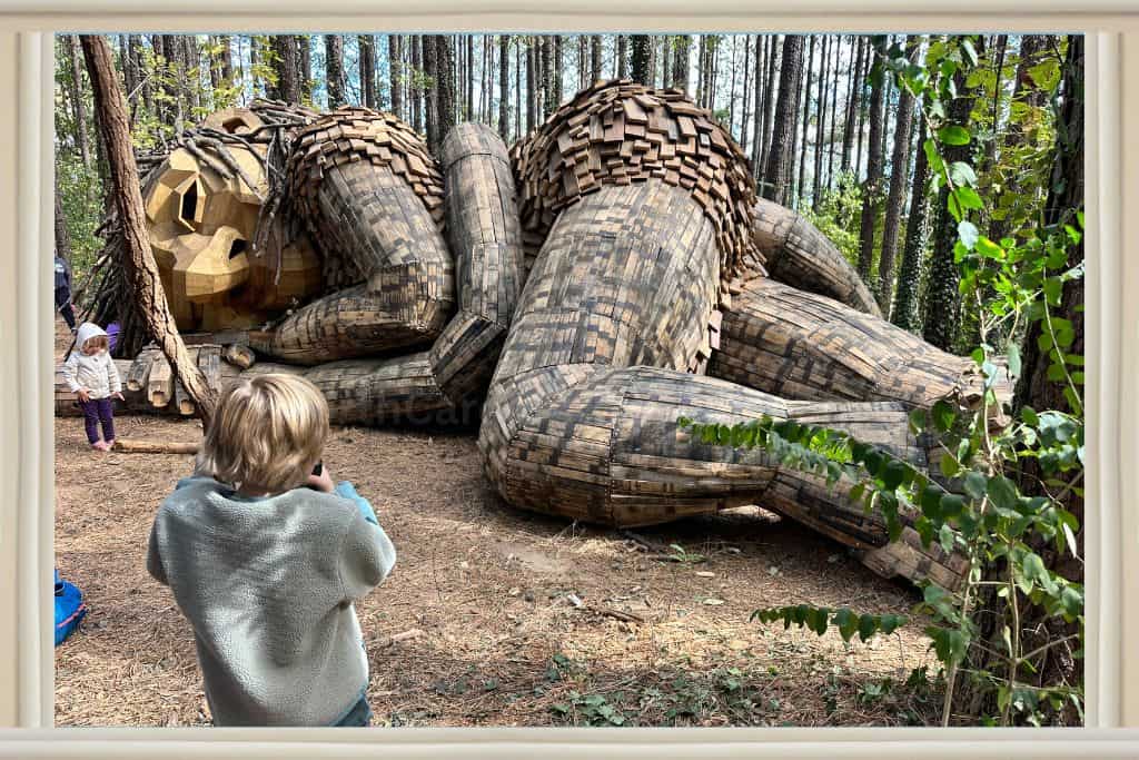 momma troll. 

Thomas Gambo's Trolls at Dix Park: Raleigh