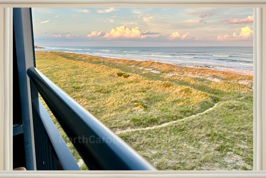 a view of Shell Island from my balcony